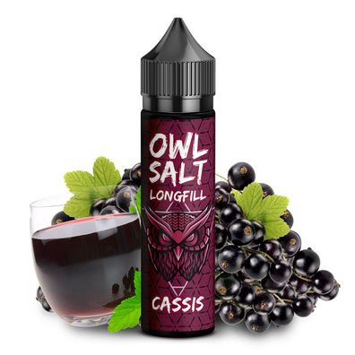 OWL Salt Longfill Cassis 10 ml in 60 ml