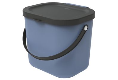 ROTHO Abfallbehälter Albula 6 Liter 23,5x20x20,8cm horizon blue
