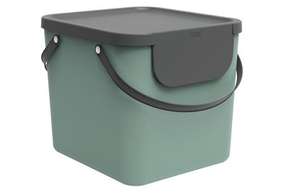 ROTHO Abfallbehälter Albula 40 Liter 39,8x35,8x33,9cm mistletoe green