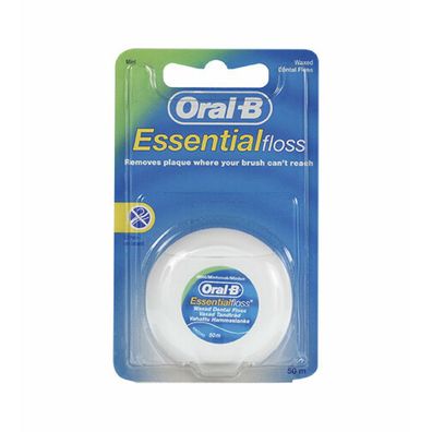 Oral-B Essential Zahnseide gewachst 50m