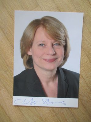 Hamburg Senatorin SPD Cornelia Prüfer-Storcks - handsigniertes Autogramm!!!