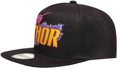 Marvel What If...? Thor Party Snapback Cap - Difuzed Black Flat Brim