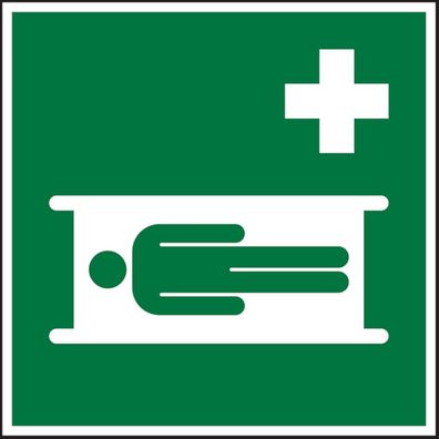 Rettungszeichen, Krankentrage E013 - ASR A1.3 (DIN EN ISO 7010)