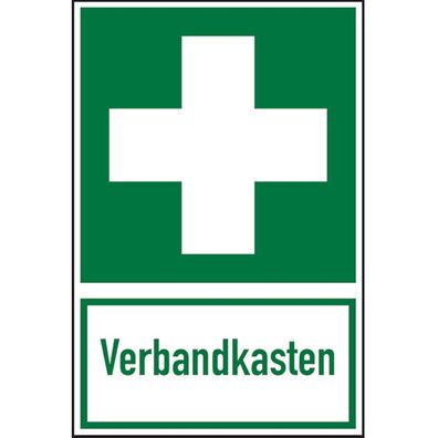Rettungszeichen, Kombischild Verbandkasten, ASR A1.3 (DIN EN ISO 7010)