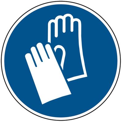 Gebotsschild, Handschutz benutzen M009 - ASR A1.3 (DIN EN ISO 7010)