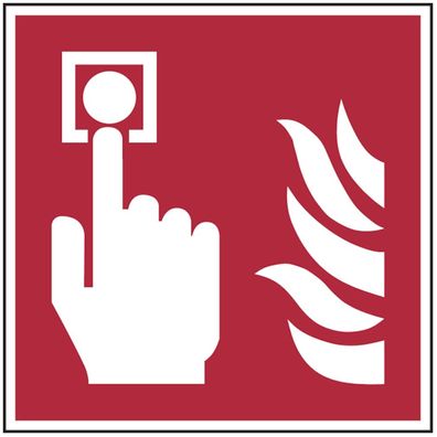 Brandschutzzeichen, Brandmelder F005 - ASR A1.3 (DIN EN ISO 7010)
