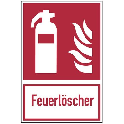 Brandschutzzeichen, Kombischild Feuerlöscher- ASR A1.3 DIN EN ISO 7010
