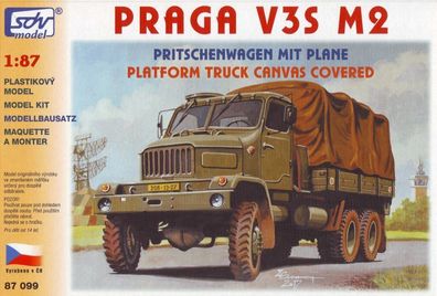 SDV 87099 Bausatz Praga V3S M2 Pritsche/ Plane Maßstab: 1:87