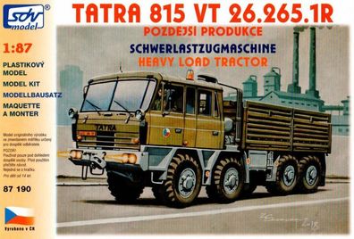 SDV 87190 Bausatz Tatra T-815 VT26 265 8x8 1R Schwerlastzug Maßstab: 1:87