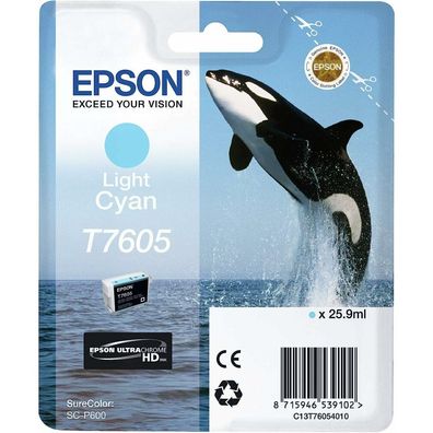 EPSON T7605 light cyan Tintenpatrone