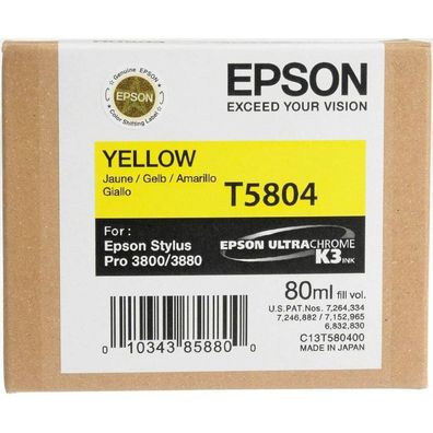 EPSON T5804 gelb Tintenpatrone