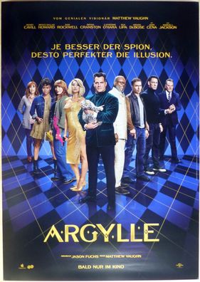 Argylle - Original Kinoplakat A0 - Bryce Dallas Howard, Sam Rockwell - Filmposter