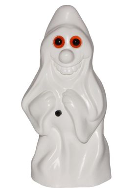 Deko Figur Geist H 35 cm mit Bewegungsmelder Pfiff - Pfeifen aus Kunststoff