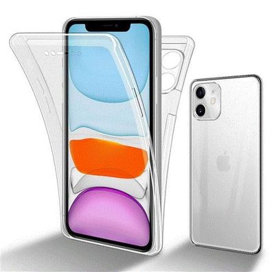 Cadorabo Hülle kompatibel mit Apple iPhone 11 in Transparent - 360° Full Body ...