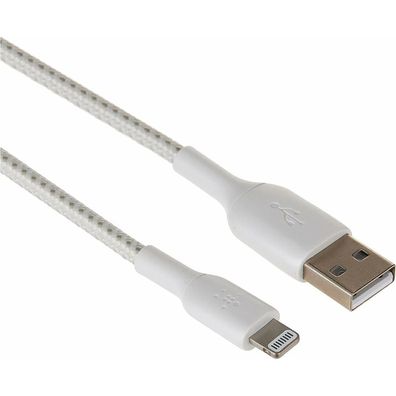 USB auf Lightning Verbindungskabel Belkin CAA002BT1MWH Weiß 1 m