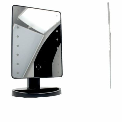 Carl & Son Makeup Mirror Led Light Black 525g