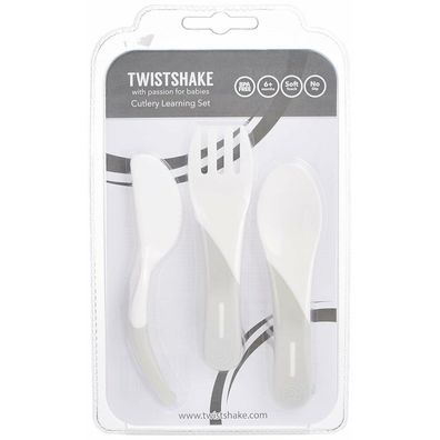 Twistshake Cutlery 6 + m - Variant: bílá