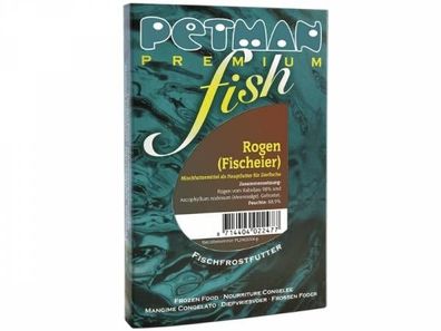 Petman fish Rogen (Fischeier) Fischfutter tiefgekühlt 100 g (Inhalt Paket: 15 Stück)