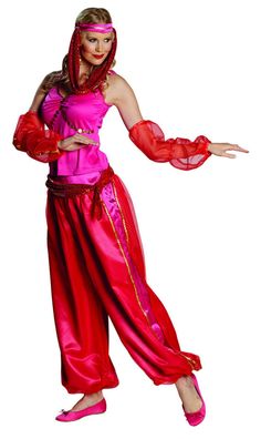 Jeanie orientalisches Bauchtanz Kostüm Damen Orient Gr.36 Karneval Fasching