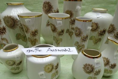Alka Kunst Alboth & Kaiser Vasen Serie Sonnenblume