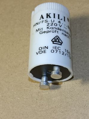 AKILI HN/ FS-U 4...80w 220 V mit Kondensator geprüft nach DIN IEC 155 VDE 0712/101