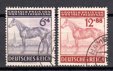 Deutsches Reich Mi. Nr. 857 - 858 gestempelt kompletter Satz, used full set