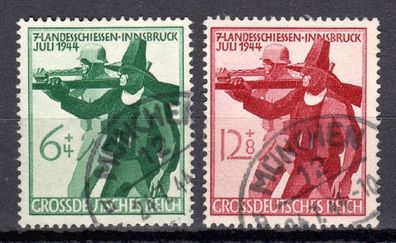Deutsches Reich Mi. Nr. 897 - 898 gestempelt kompletter Satz, used full set