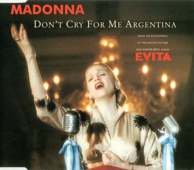 CD: Madonna: Don´t cry for me Argentina (1996) Warner Bros. 9362-43830-2