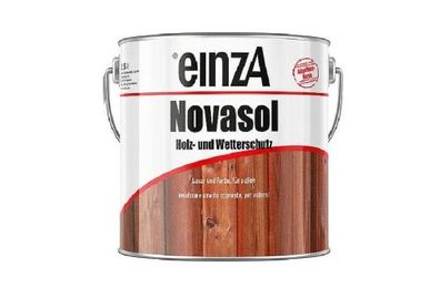 einzA Novasol Holz-Wetterschutz Lasur und Farbe für außen Wunschfarbton (HOLZLASUR)