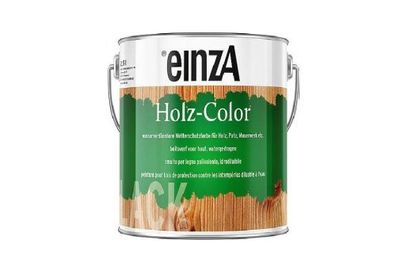 einzA Holz Color weiß wetterschutzfarbe