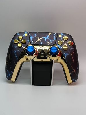 Playstation 5 Controller / Custom Umbau, PS5 Controller Design Electric Gold