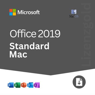 Microsoft Office 2019 Standard für Mac - unbegrenzte Laufzeit - Kein Abo