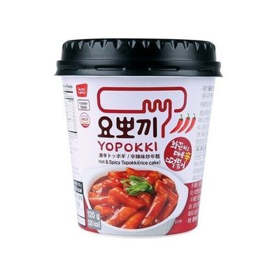 Yopokki (Topokki) Koreanische Reiskuchen Mit Scharfer Sauce 140G Rice Cake HALAL