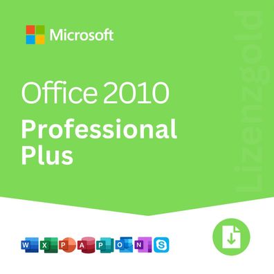 Microsoft Office 2010 Professional Plus Pro | Vollversion | Deutsche Ware
