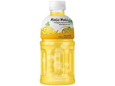 Mogu Mogu Pineapple Flavoured Drink, Erfrischungs-Getränk Ananas Geschmack 320ml