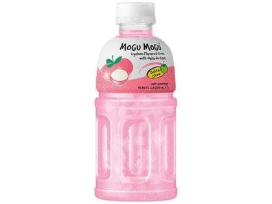 Mogu Mogu Lychee Flavoured Drink, Erfrischungs-Getränk Litschi Geschmack 320ml
