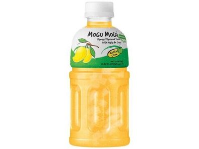 Mogu Mogu Mango Flavoured Drink, Erfrischungs-Getränk Mango Geschmack 320ml
