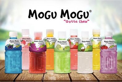 MOGU MOGU Drink Fruchtsaft und Erfrischungs Getränk mit 9 Geschmacksrichtungen