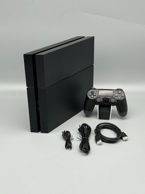 Sony Playstation 4 / Controller / 500 GB / Mattschwarz / Refurbished / Neuwertig