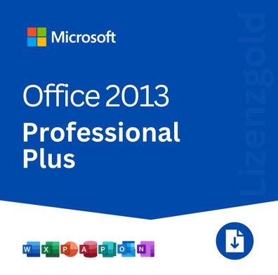 Microsoft Office 2013 Professional Plus Pro | Vollversion | Deutsche Ware