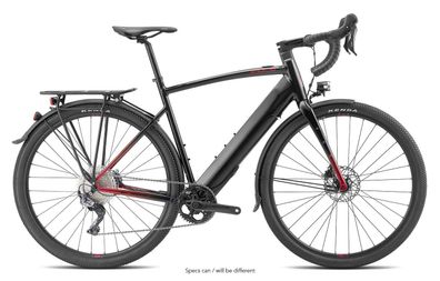 Fuji E-Jari EQP E-Gravel E-Road Bike 2022 black red gradient RH 59cm Gebraucht