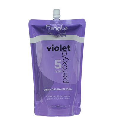 Fanola/ No Yellow Color "Vol.5 1,5% Violet" Peroxyd 1000ml/ Oxydationscreme