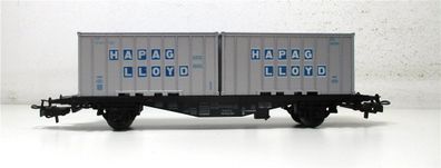 Märklin H0 4659 Containerwagen Hapag Lloyd 0420606-4 DB OVP (4247H)