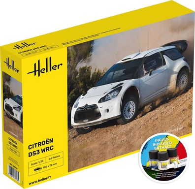 Heller 1:24 56758 Starter KIT Citroen DS3 WRC