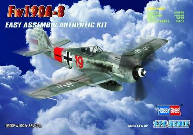 Hobby Boss 1:72 80244 Germany Fw190A-8 Fighter