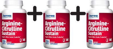 3 x Arginine-Citrulline Sustain - 120 tabs