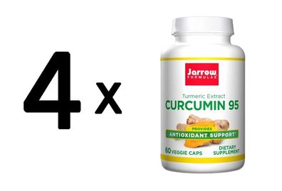 4 x Curcumin 95, 500mg - 60 vcaps