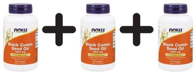 3 x Black Cumin Seed Oil - 60 softgels