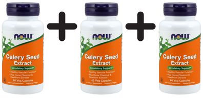 3 x Celery Seed Extract - 60 vcaps
