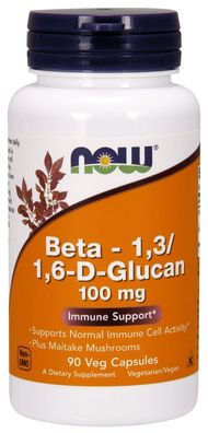 Beta - 1,3/1,6-D-Glucan, 100mg - 90 vcaps
